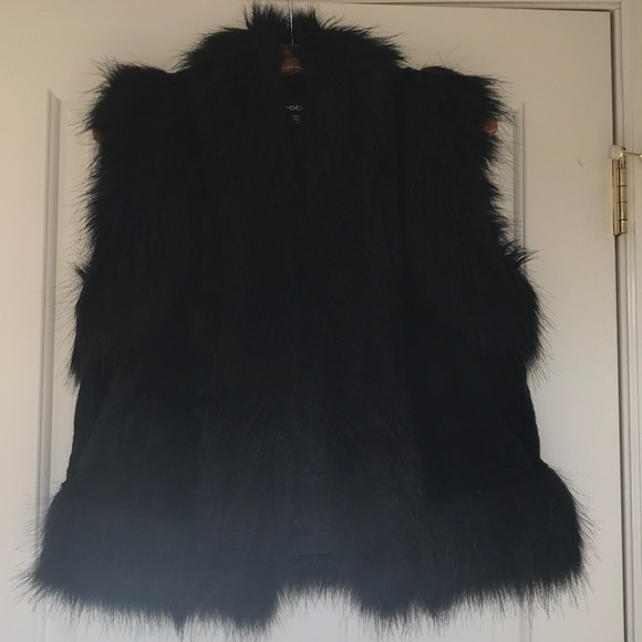 bebe Jackets & Blazers - Faux fur Bebe vest